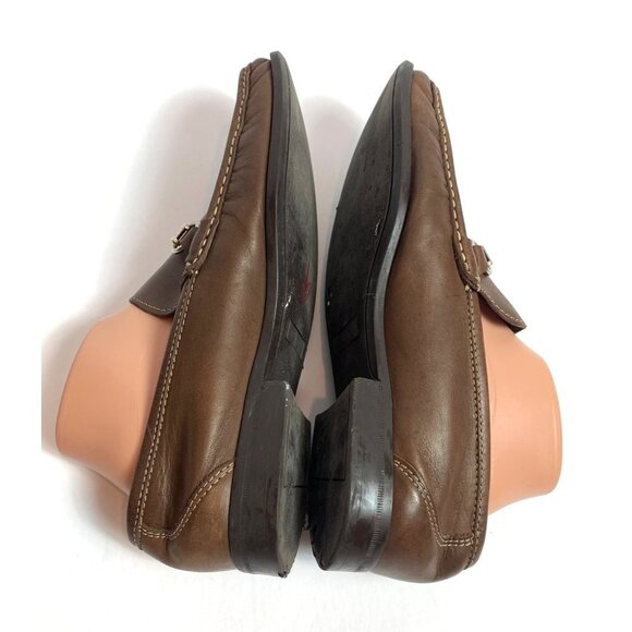 Sandro Moscoloni Brown Malibu Leather Bit Loafer Size 9.5 main image 5